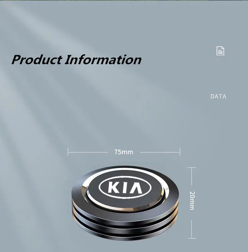 

Car Air Freshener Perfume Dashboard decoration For KIA K2 K3 K4 K5 K7 Sorento Sportage Rio Soul Stonic ceed Venga Car Fragrance