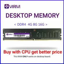 Desktop Ram VIRIVI ddr4 ram 8GB 4GB 16GB 2133 2400 2666 DIMM Desktop Memory Support motherboard ddr4 computer parts