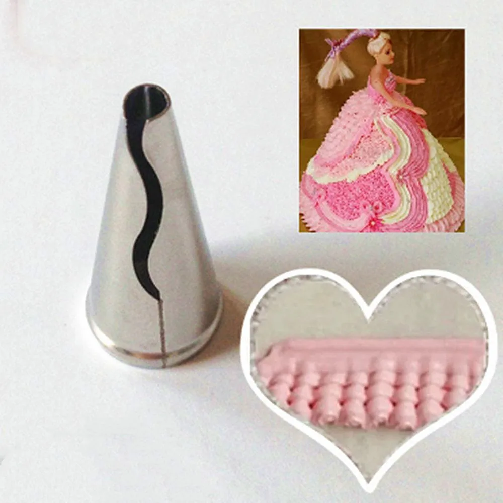 1 шт. цветок глазурь трубопроводов сопла DIY нержавеющая сталь SugarCraft крем кекс