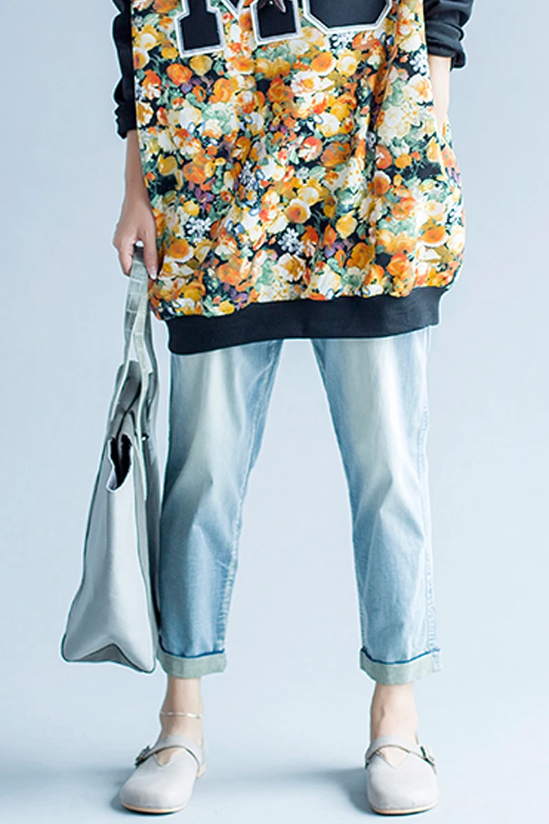 

women jeans Bleached Vintage DM001