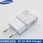 Сетевое зарядное устройство USB, 5В, 2А, USB кабель, Type-C, 1 м, белый, подходит для Samsung Galaxy Feel 2, A51, A50, A70, A20, A91, S8, S9, A71, S21