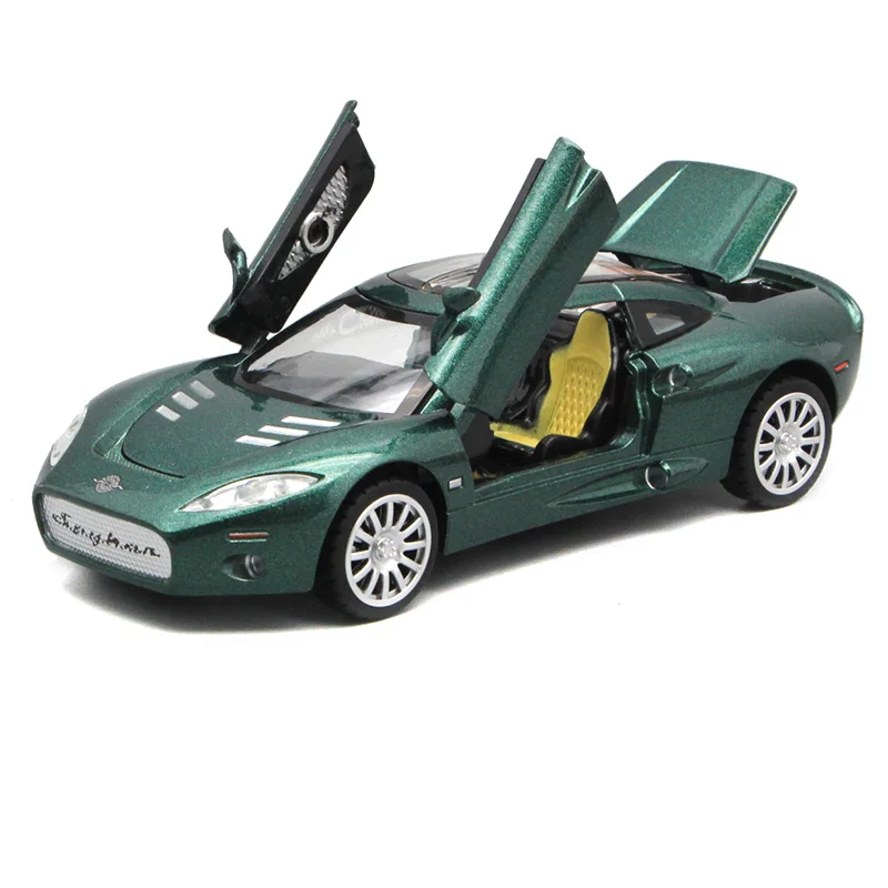 Отлитый под давлением масштабная модель Spyker C8 металлический автомобиль игрушки