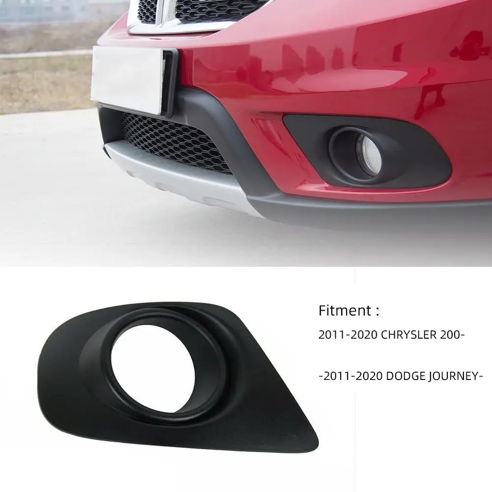 

1 шт., передняя левая рама для противотуманной фары Dodge Journey 2011-2019, левый бампер, противотуманная фара, охватывающая крышку гриля, аксессуары для рамки