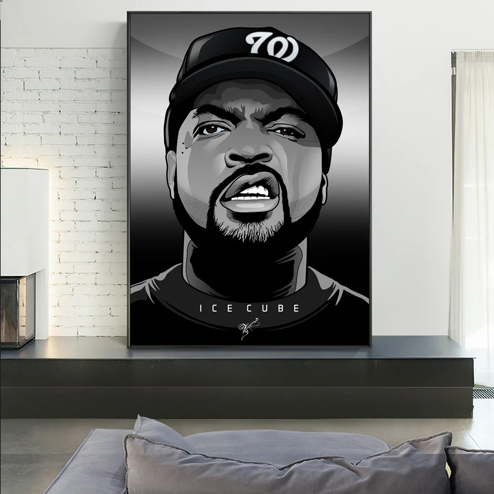 Плакаты и принты Biggie Tupac Rapper Superstar настенная Картина на холсте модная портретная