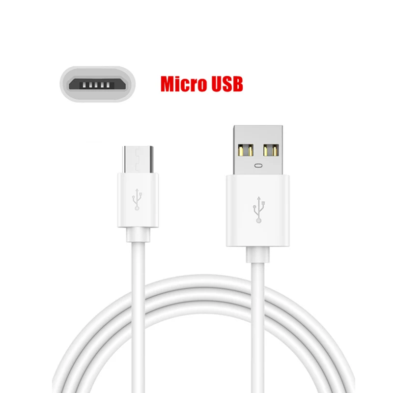 Для samsung Galaxy S3 S4 S6 S7 Edge Note 4/Note 5 J2 J3 J5 J7 Micro usb-кабель для быстрой зарядки длиной 3 м 2 м 1,5 м 1 м 0,25 м короткий - Цвет: Белый