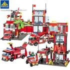 CITY FIRE FIGHT строительных блоков в форме миньона Джорджа из мультфильма 