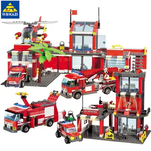 CITY FIRE FIGHT строительных блоков в форме миньона Джорджа из мультфильма 