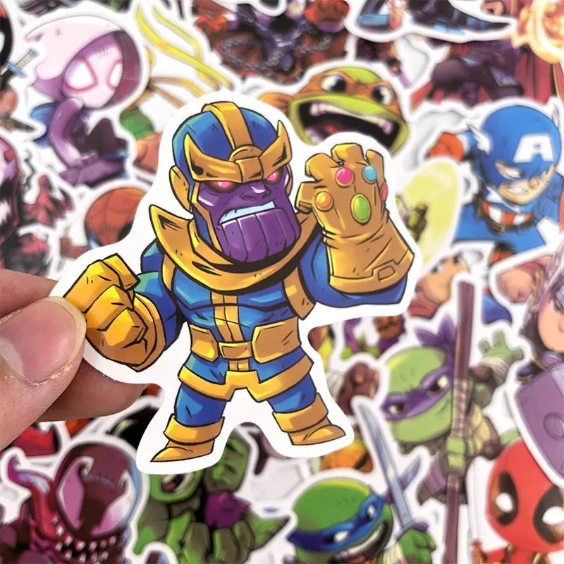 50 шт. милые водонепроницаемые наклейки s для MARVEL стикеры в стиле граффити