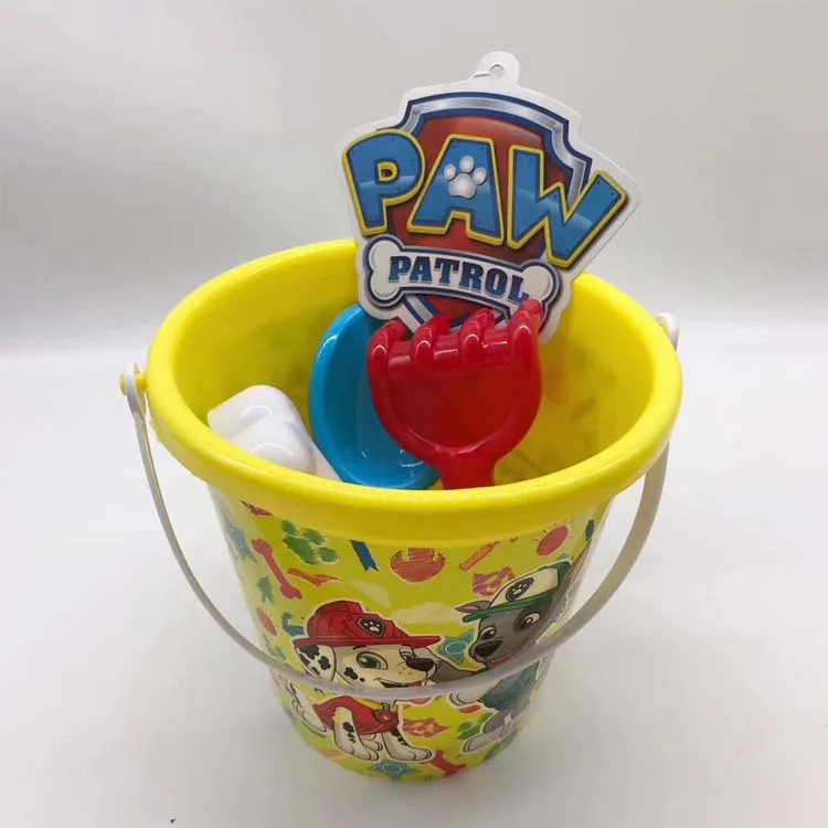 Paw Patrol 7 шт. Пляжное ведро игрушки пляжные для игры в песок ванной чашка лопата