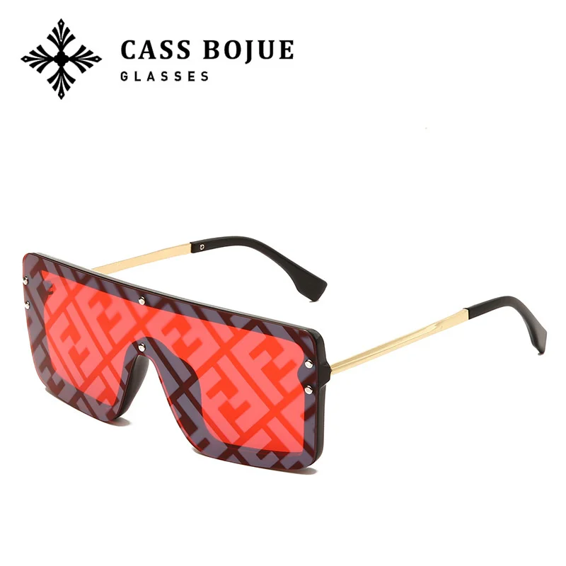 

New large frame fashion sunglasses men's and women's same fashion personalized Sunglasses coated lens design