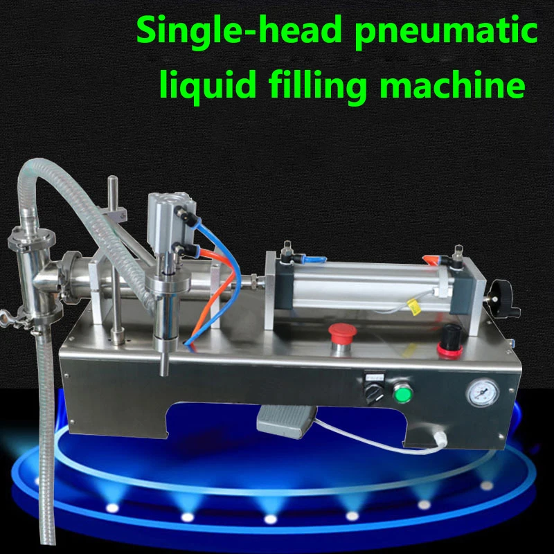 

Detergent Disinfectant Self-priming Single Head Pneumatic Horizontal Liquid Filling Machine Stainless Steel Automation Equipment