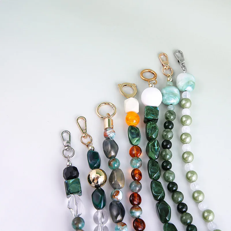 

Multicolor Acrylic Chain Shoulder Straps For Handbag Women High Quality Big Resin Ring Purse Belts Shoulder Bag Chain Handle