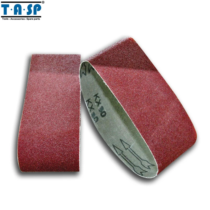 TASP 5pcs 3" x 18" Belt Sander Sandpaper 75x457mm Sanding Belt Aluminium Oxide Abrasive Woodworking Tools- MSB75457