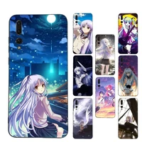 angel beats anime phone case for huawei p9 p10 p30lite p30 20pro p40lite p30 soft silicone capa