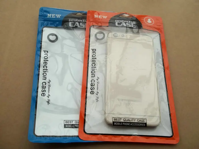 Пластиковый упаковочный пакет на молнии для iphone 50 шт. 14*23 см 5s 6S 6 7 samsung S3 S5 S6 note5/6 C7