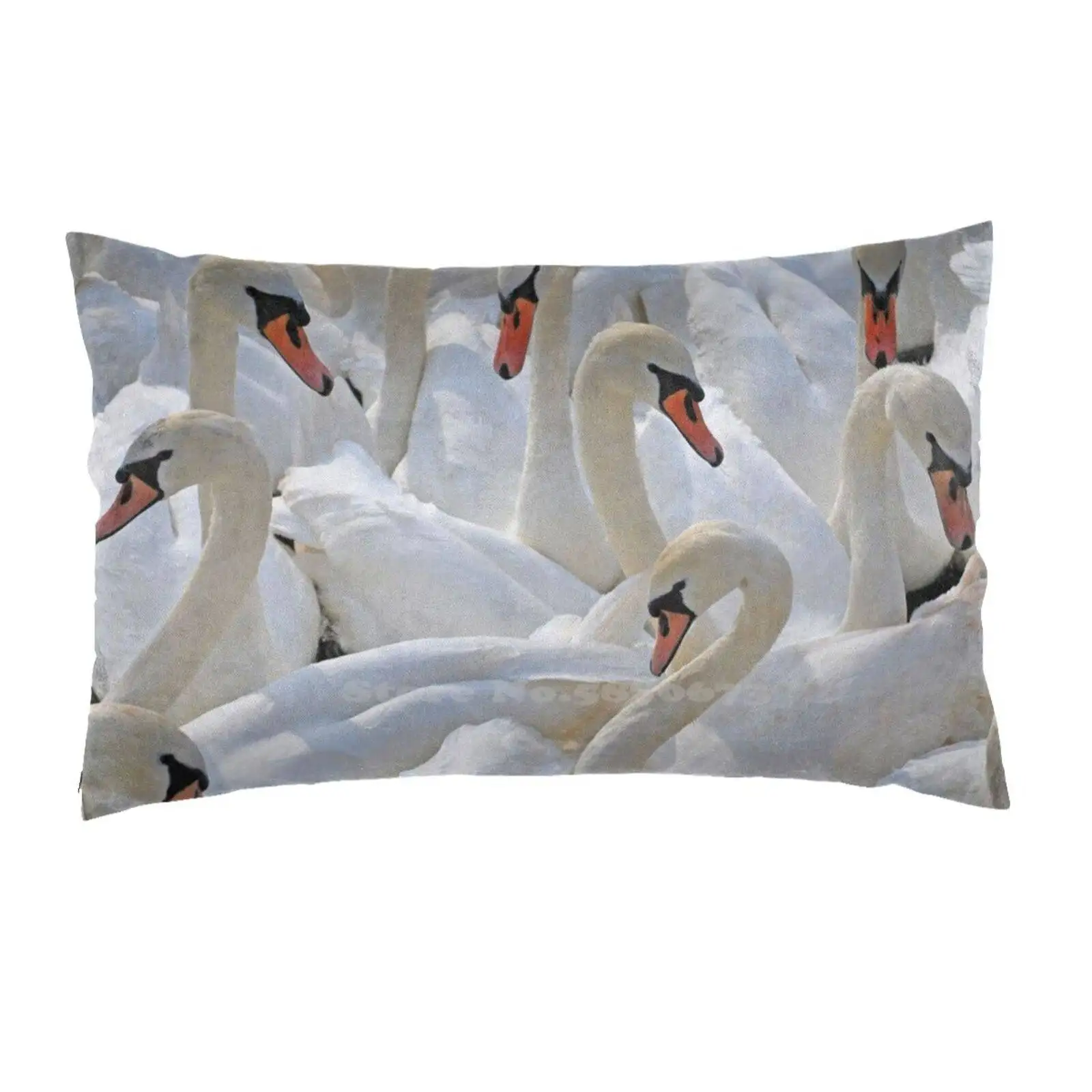 Чехлы для подушек с изображением маски лебедей и т. Д. чехлы Cygnet Cygnets птиц природы