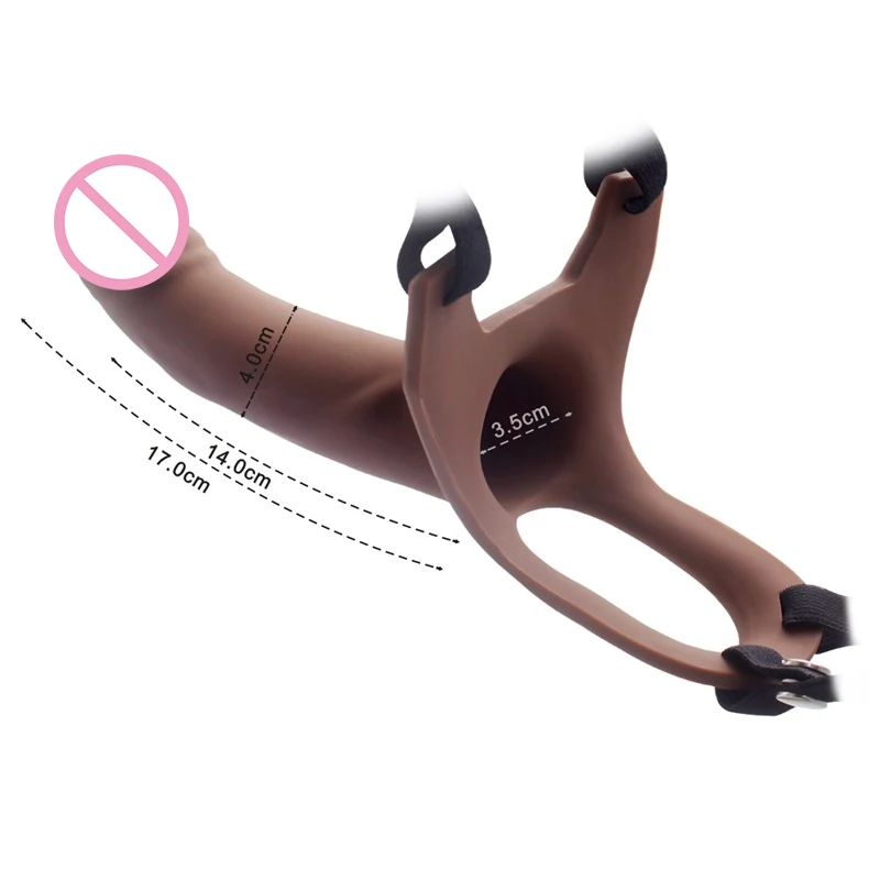 Страпон фаллоимитатор для мужчин полый пенис жгуты наборы пар Силиконовый