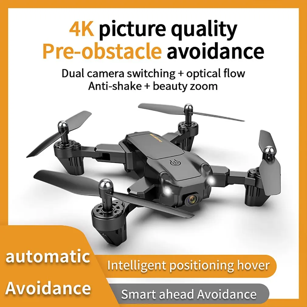 

2021 New S27 Mini Drone RC Quadcopter Helicopter with 4K HD Camera Optical flow WIFI FPV Racing Dron Wide Angle Foldable Toy RTF