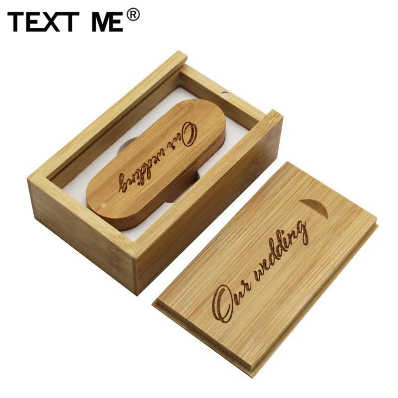 TEXT ME 5 цветов деревянный+ коробка логотип Фотография Печать usb флэш-накопитель 4 ГБ 8 ГБ 16 ГБ 32 ГБ 64 ГБ usb 2,0 подарок U диск