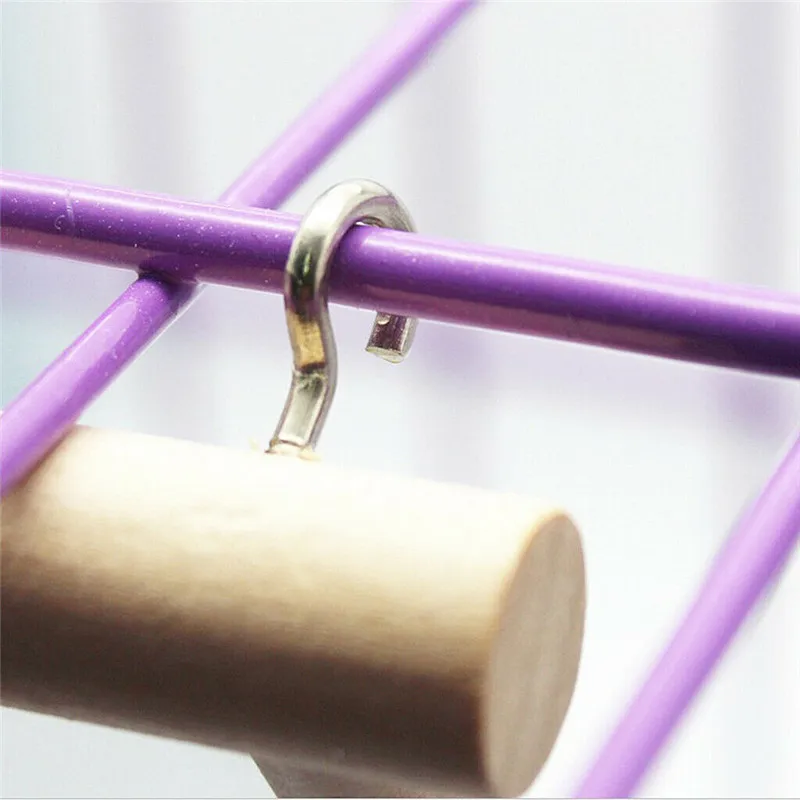 Деревянное Зеркало игрушка для домашних животных веселая с козырьком попугаев