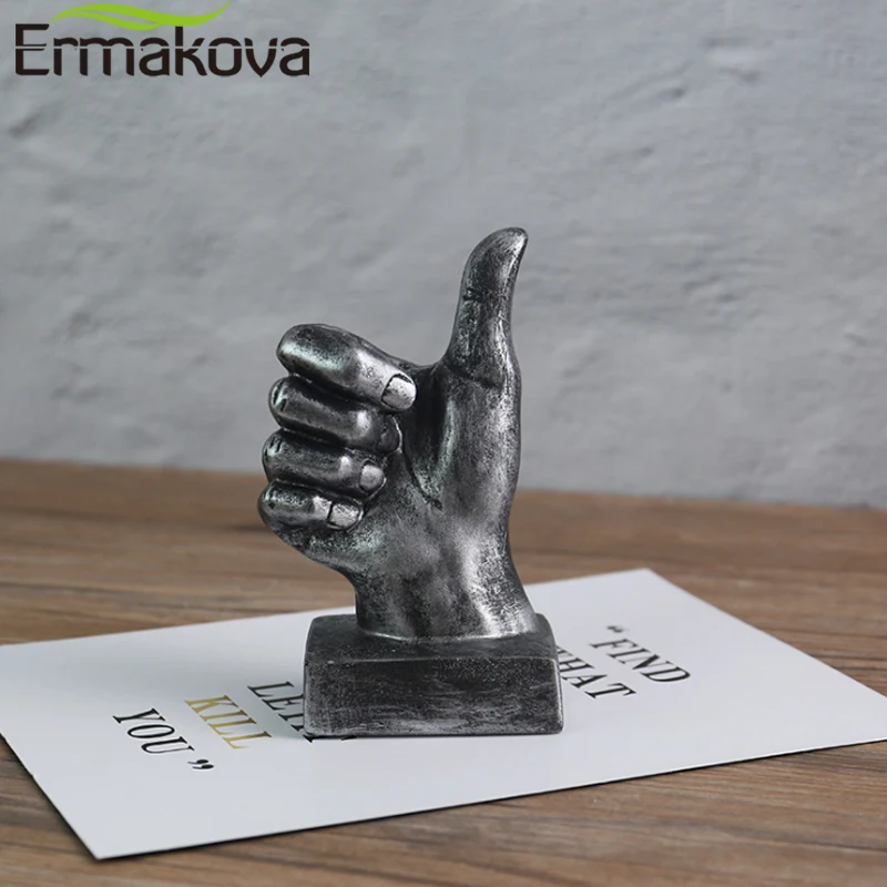 Фигурки ERMAKOVA из смолы в виде жеста американские ретро украшения домашняя модель