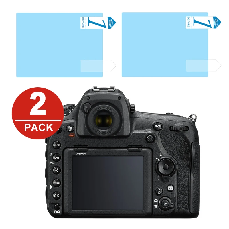 Защитная пленка для ЖК-экрана Nikon Z6 Z7 Z50 D500 D850 D750 Z5 D7500 D7200 D810 D800 D610 D3500 D3400 D5600 D5500 2 шт. -