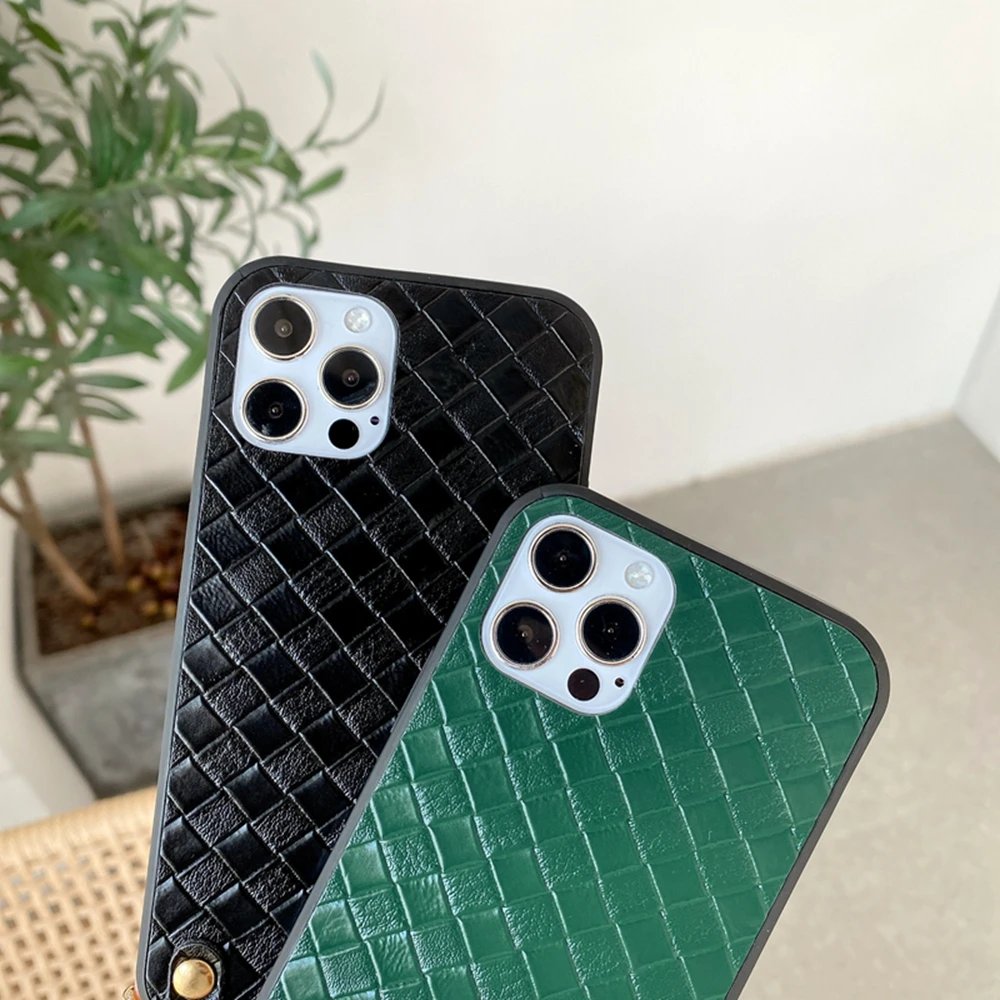 fashion luxury woven phone case for samsung a31 a41 a51 a71 a10 a20 a30 a40 a50 a60 a70 a80 lanyard neck strap cord rope cover free global shipping