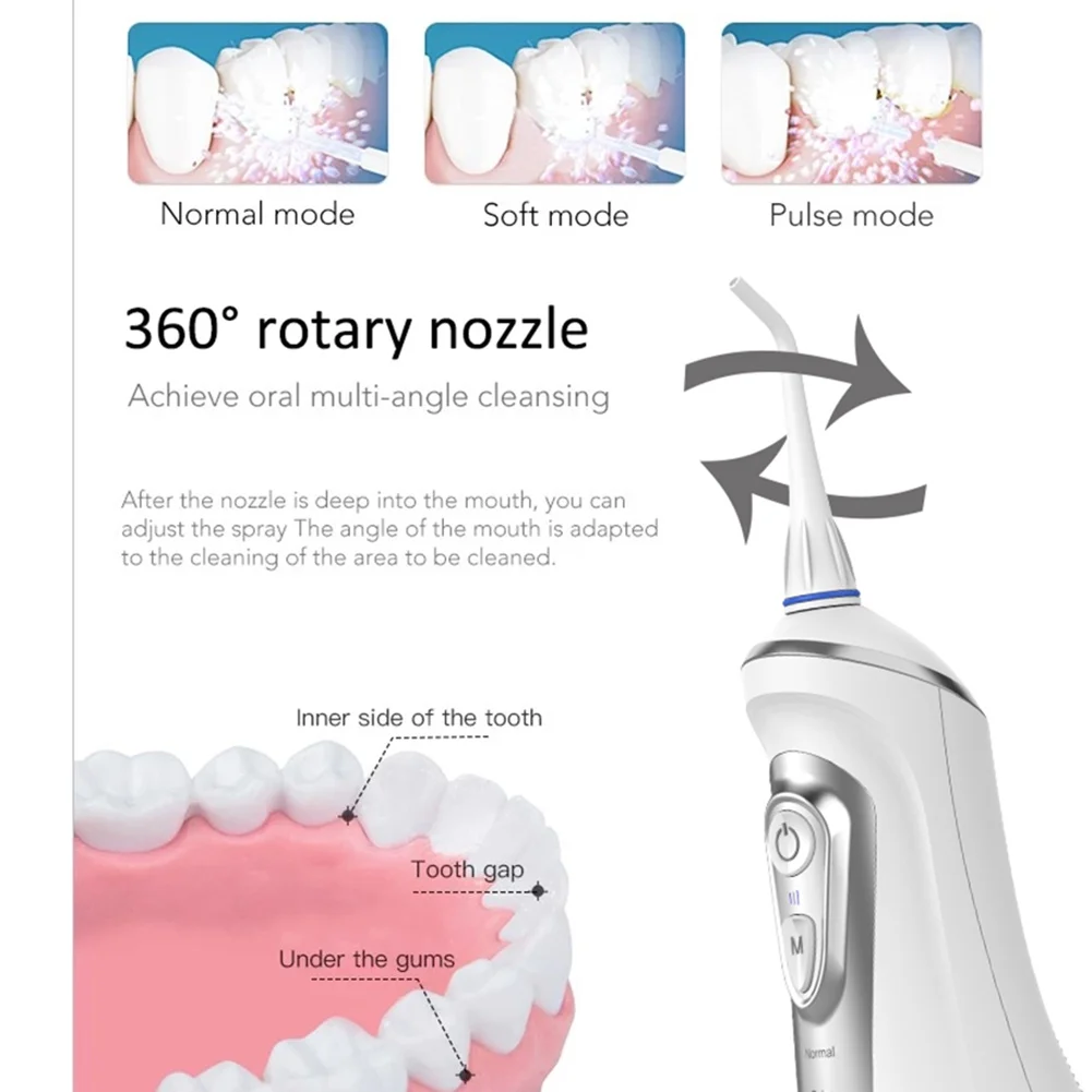 

Portable Oral Irrigator Dental Irrigator Teeth Water Flosser bucal tooth Cleaner waterpulse