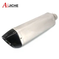 for ducati monster 821 696 695 796 797 m1100 motorcycle 51mm exhaust pipe muffler escape real carbon fiber with db killer