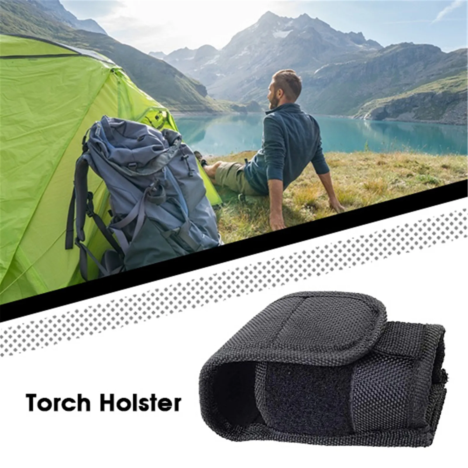 

Отдых на природе Тактический 360 градусов вращающийся фонарик кобура фонарь чехол для ремня фонарь крышка охотничьих фонариков фонарик чехо...