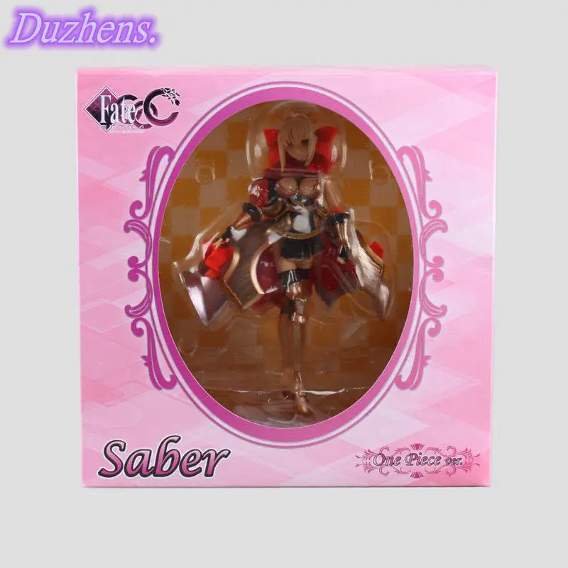

Anime Fate/Grand Order myth saber Red dress PVC Action Figure Anime Figure Model Toys Figure Collection Doll Gift