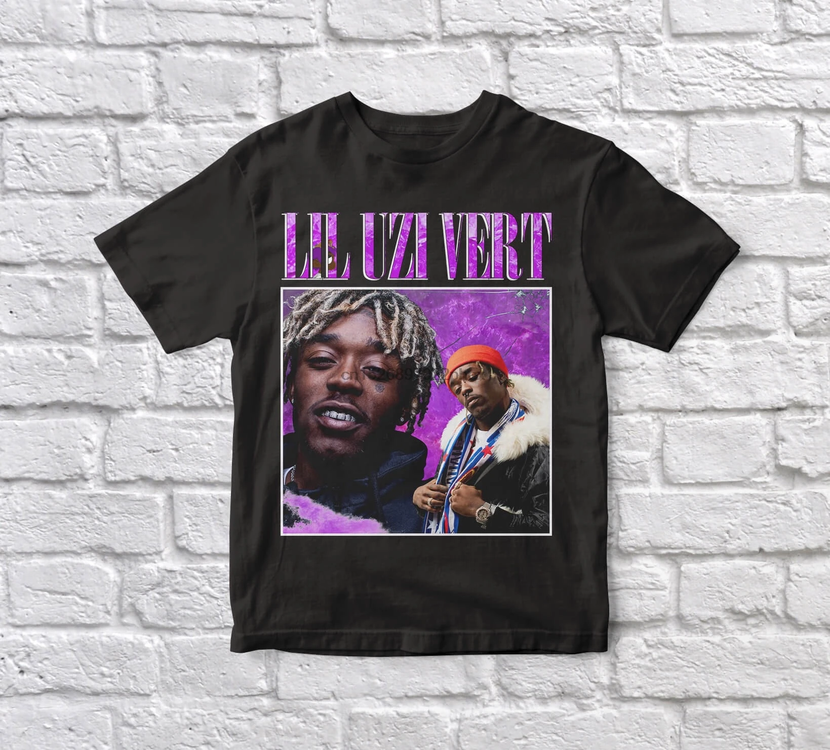 

Lil Uzi 90s Vintage Unisex Black Tshirt men t shirt