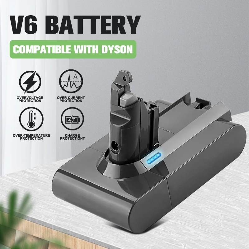 

Сменный аккумулятор V6 для пылесоса Dyson, 21,6 в, 4000 мАч