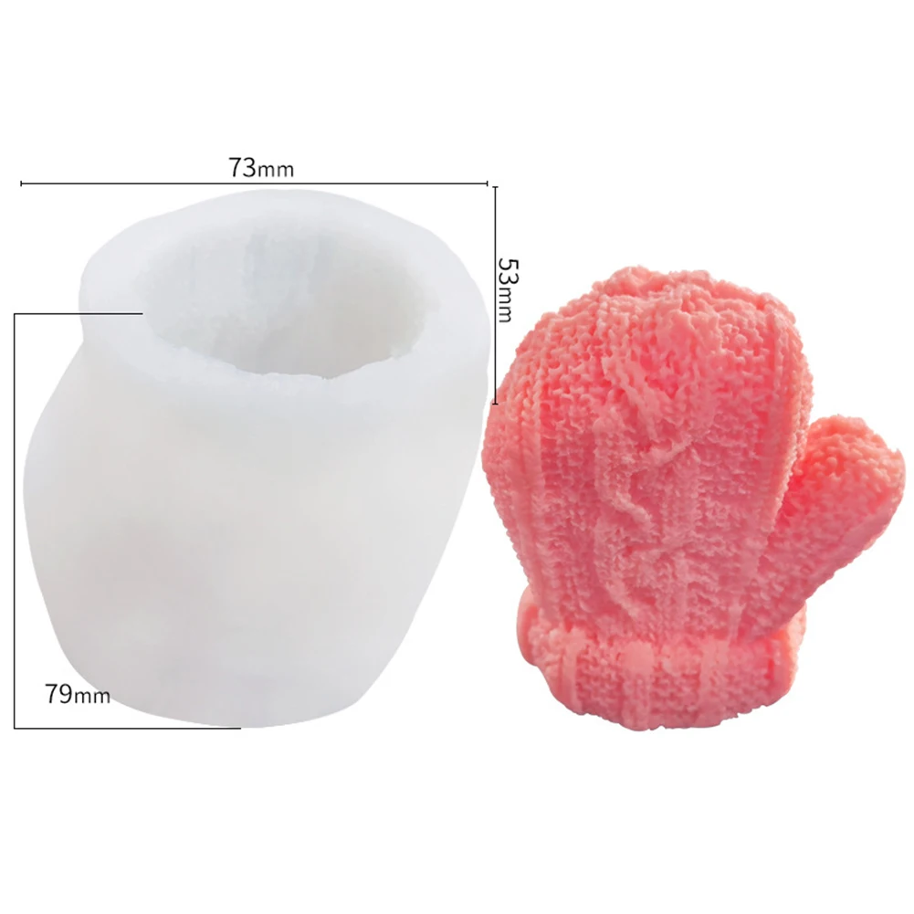 

3D DIY silicone glove wool ball mold cake wax soap jelly making mold candle wax making tool home decoration craft tool