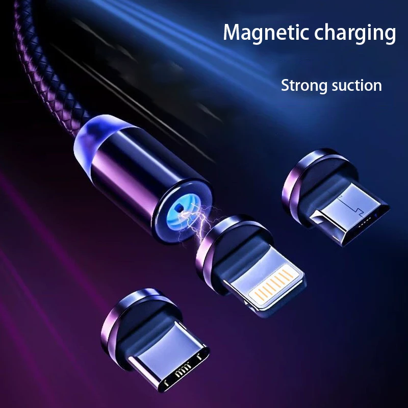 Универсальный Магнитный кабель для зарядки и передачи данных подходит Apple Android