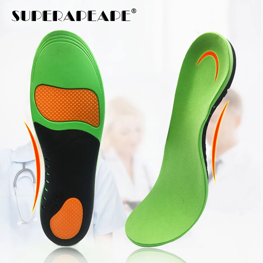 High Quality EVA Orthotic Insole For Flat Feet Arch Support Orthopedic insole For Men Shoe Pad shoes insert  Shoes Sole