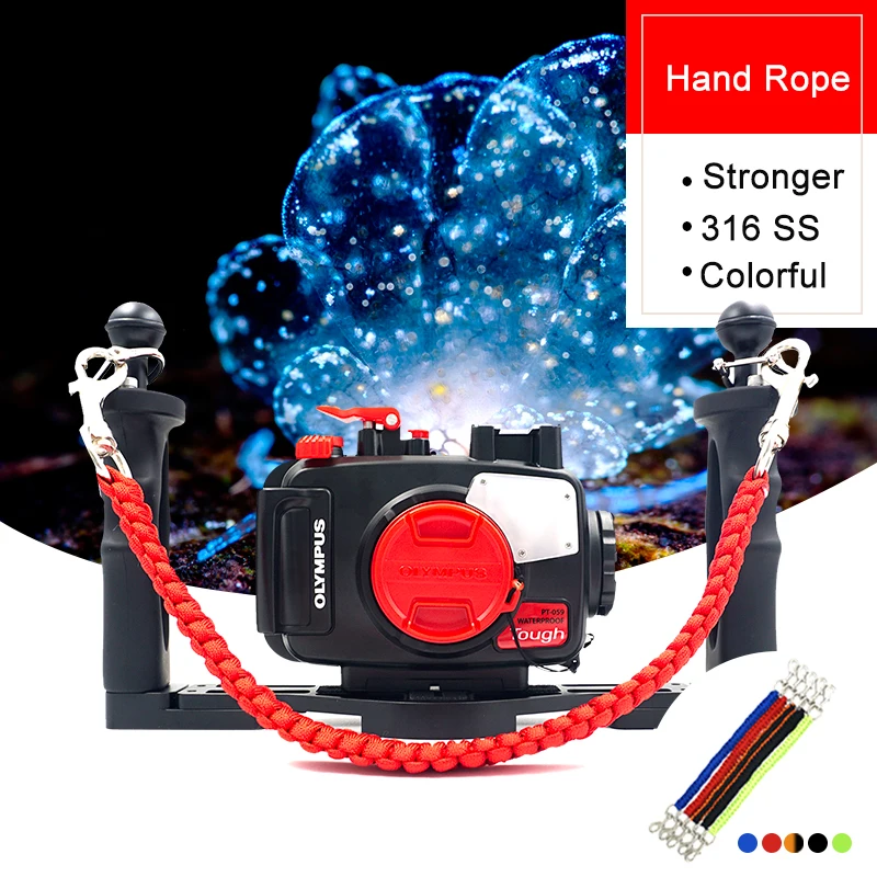 Поднос для камеры дайвинга с ручкой веревка ремешок Gopro Sony Canon Nikon корпус