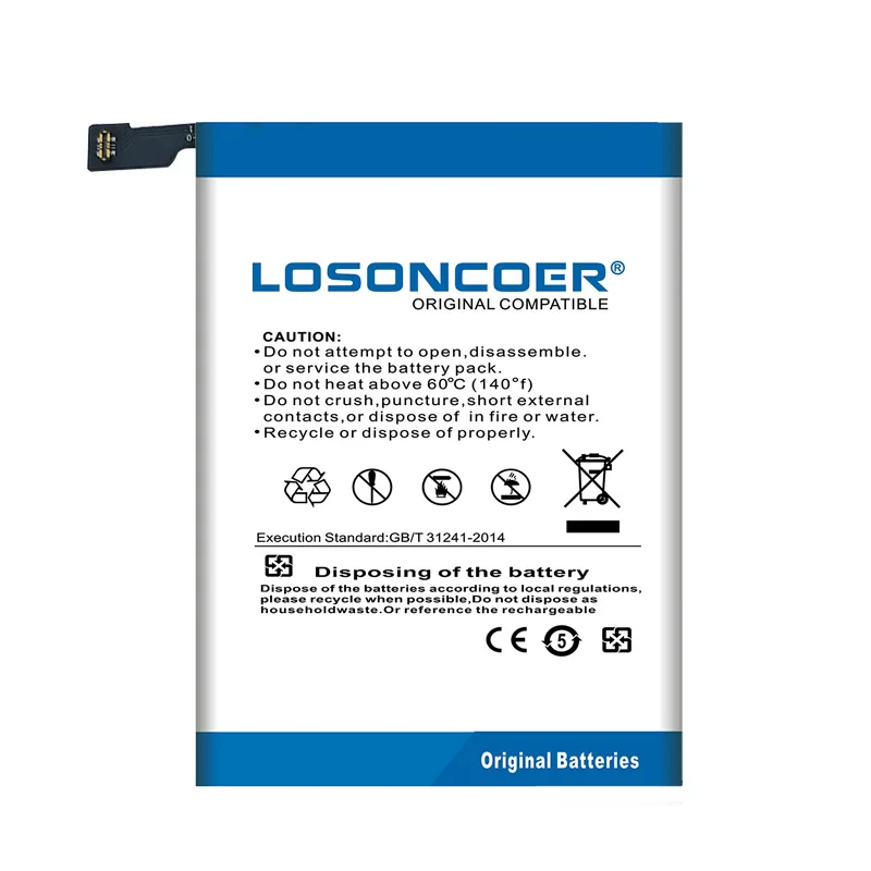 LOSONCOER 5100 мА/ч G013C B Go13C C1 G013CB запасная часть телефона Батарея для HTC Google Pixel 3 XL 3XL