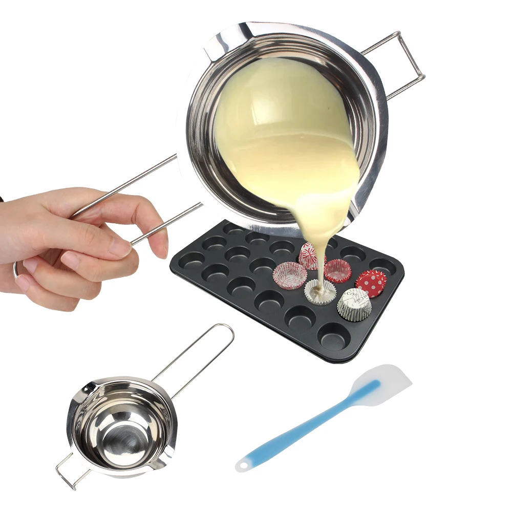 

Кухонный молочная чашка котел, 1 шт., таяльник для шоколадного масла, сковорода с кисточкой для масла, инструмент для мыла ручной работы из не...