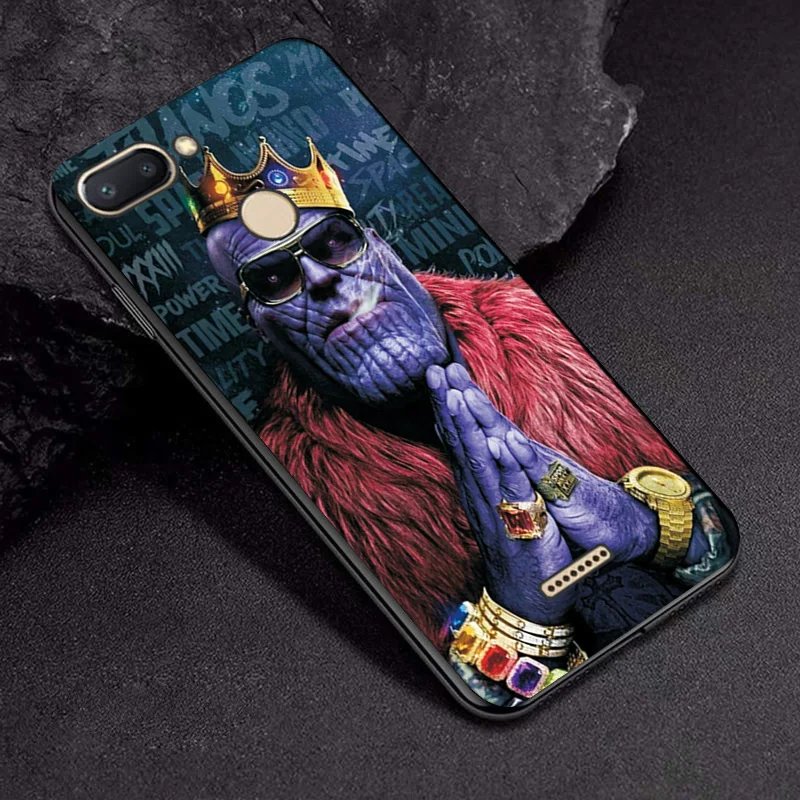Джокер черный бампер из ТПУ для Xiaomi Redmi 6 Чехол Redmi 6A 6 Pro 5A 8A 7A 4A 4X5 5Plus чехол Обложка для телефона Redmi 6 7 8 силиконовый чехол - Цвет: TPUBLK642