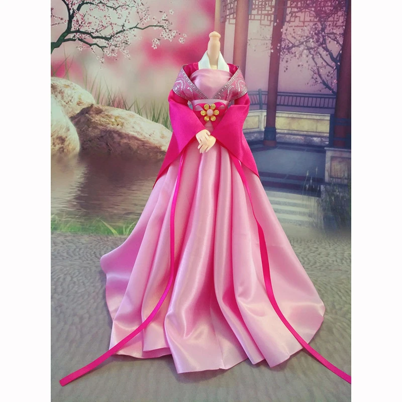 Bybrana ручной работы BJD 1/3 1/4 1/6 кукольная одежда костюм платье в китайском стиле |