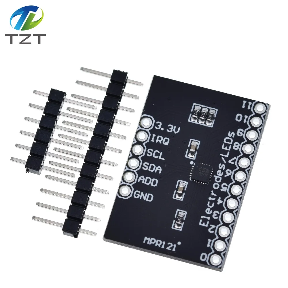 Коммутационная плата TZT MPR121 V12 для Arduino емкостный сенсорный модуль контроллера