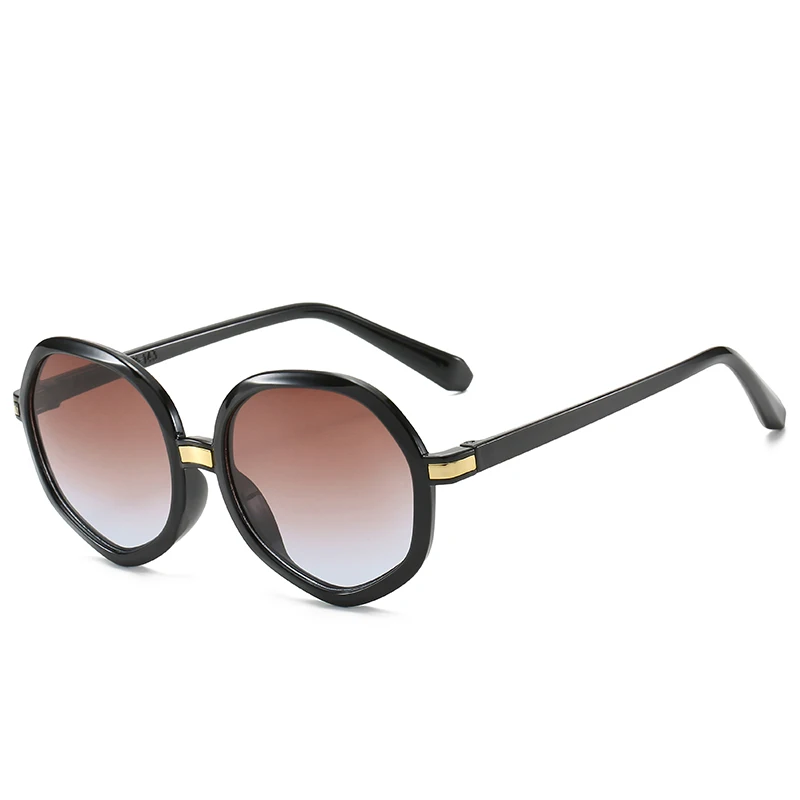 Новинка 2020 солнцезащитные очки в круглой оправе многоугольные женские модные