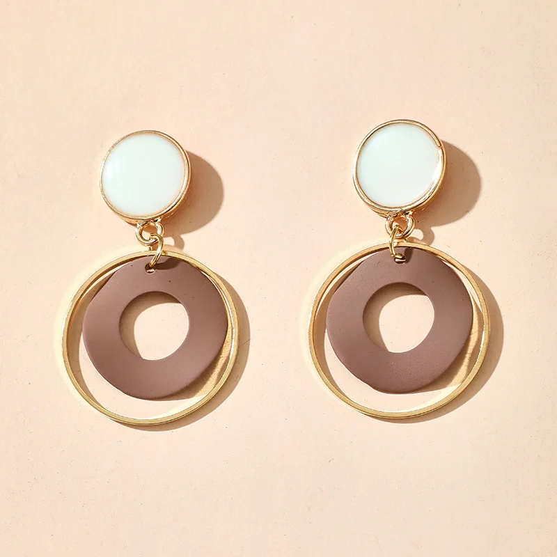 9 видов стилей корейские трендовые серьги гвоздики Кристальные акриловые