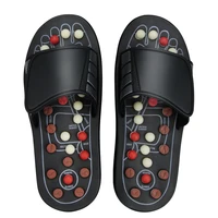 feet massage slippers foot reflexology acupuncture therapy massager walk stone shoes acupuncture cobblestone massager