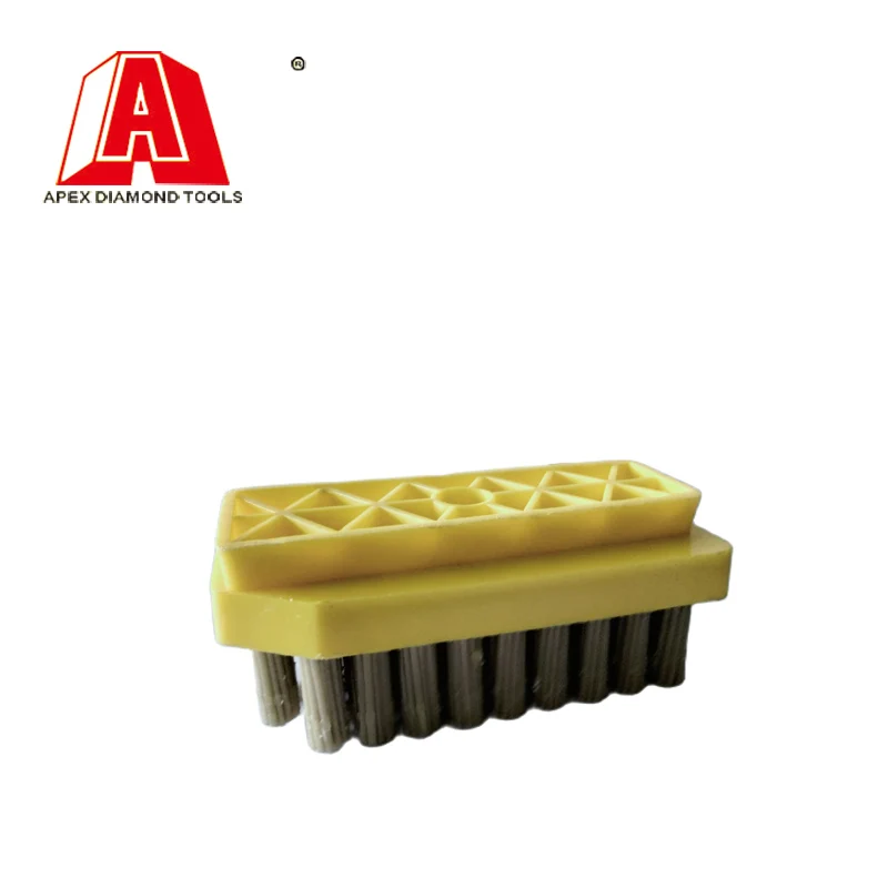 

L14 Diamond Abrasive Brush Fickert Brush Leather Surface Polishing Abrasive Antiquing Grinding Tool For Stone Cleaning