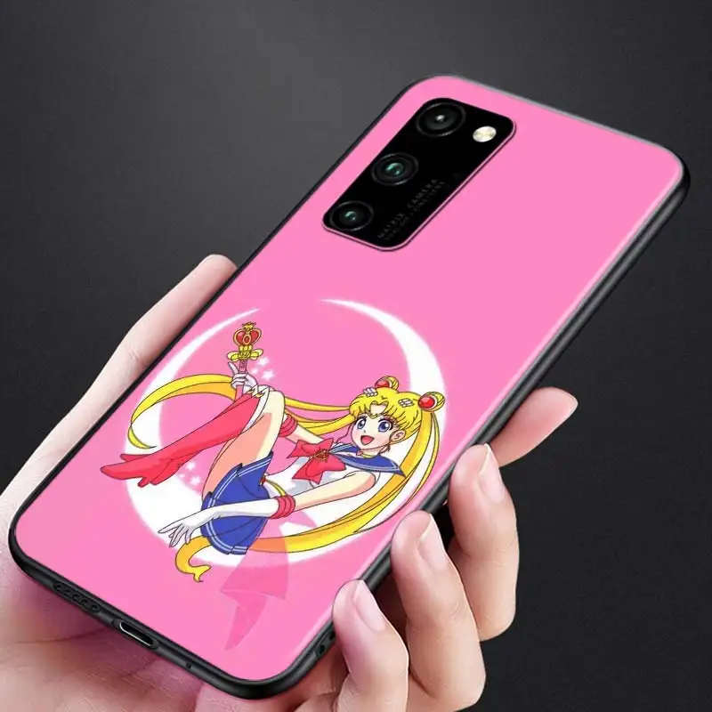 

Silicone Cover Sailor Moon Anime for Huawei Honor 30 20S 20 10i 9S 9A 9C 9X 8X 10 9 Lite 8A 7C 7A Pro Phone Case