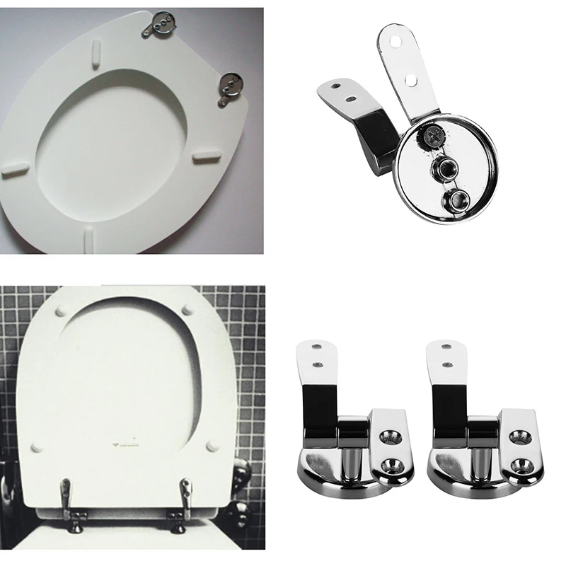 

DIY Hinge Threaded Rod Gasket Nut Kit Toilet Seat Mountings Gasket Convenient