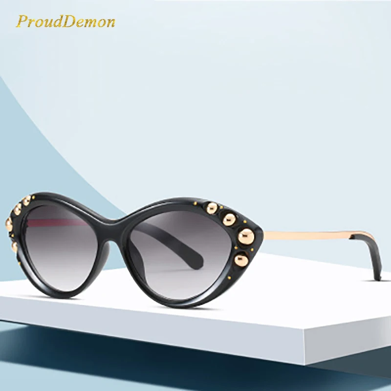 Новинка 2020 от ProudDemon модные классические солнцезащитные очки кошачий глаз для