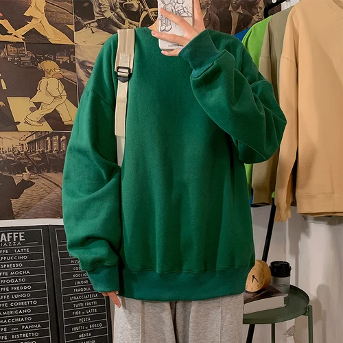 Women's Sweatshirt Fashion Woman's Hoodies Oversize Female Loose Cotton Solid Women Sweatshirts Harajuku 2021 Autumn Lady